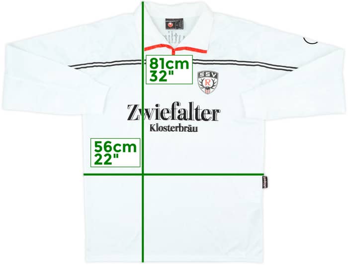 2001-03 SSV Reutlingen Away L/S Shirt #10 - 8/10 - (XL)