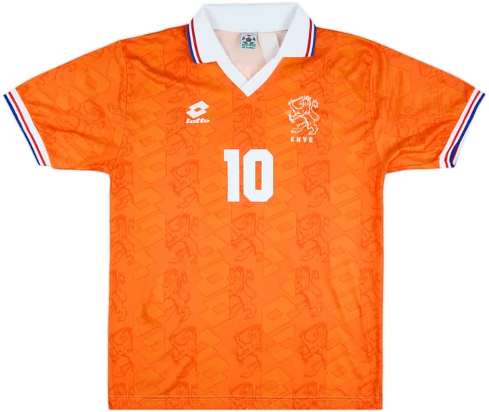 1994 Netherlands Home Shirt Bergkamp #10 - 6/10 - (L)