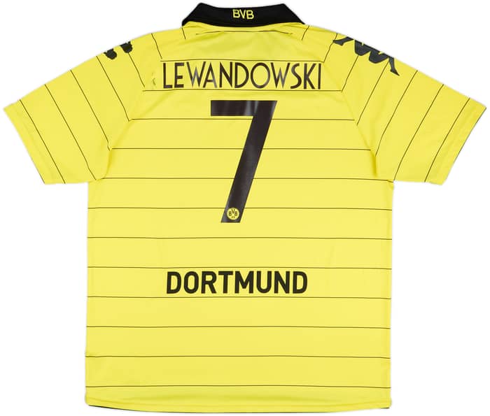2010-11 Borussia Dortmund Home Shirt Lewandowski #7 - 7/10 - (XXL)