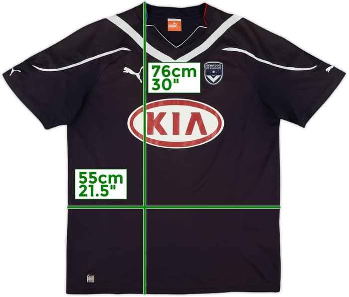 2010-11 Bordeaux Home Shirt - 8/10 - (L)