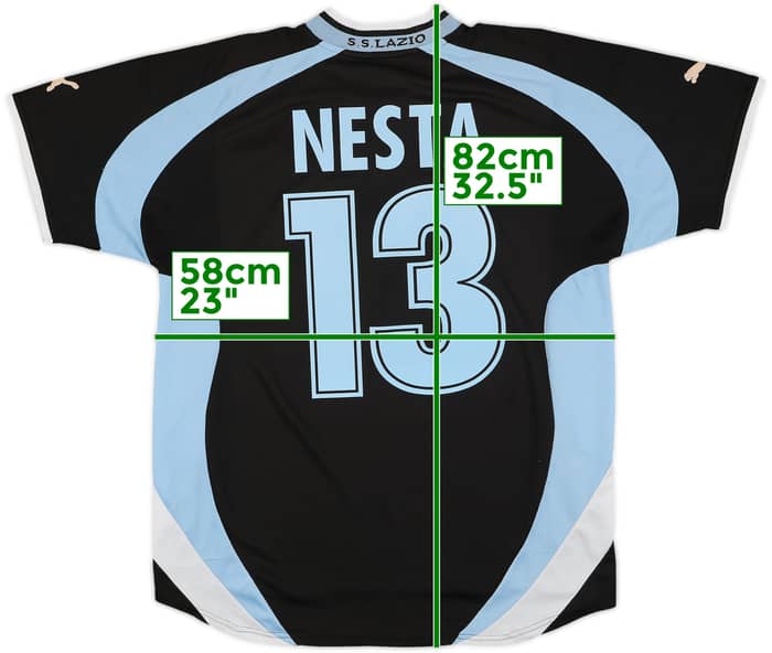 2000-01 Lazio Away Shirt Nesta #13 - 6/10 - (L)