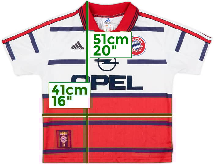 1998-00 Bayern Munich Away Shirt - 6/10 - (S.Boys)