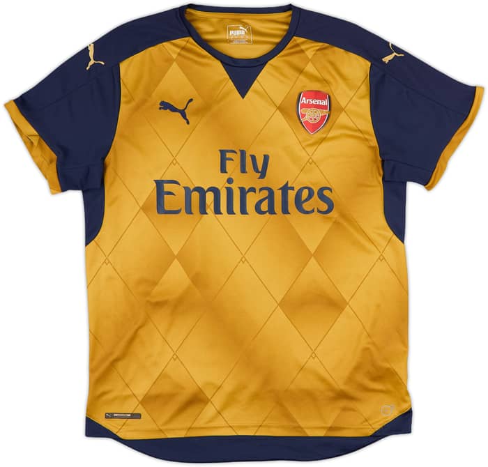 2015-16 Arsenal Away Shirt Arteta #8 - 8/10 - (L)