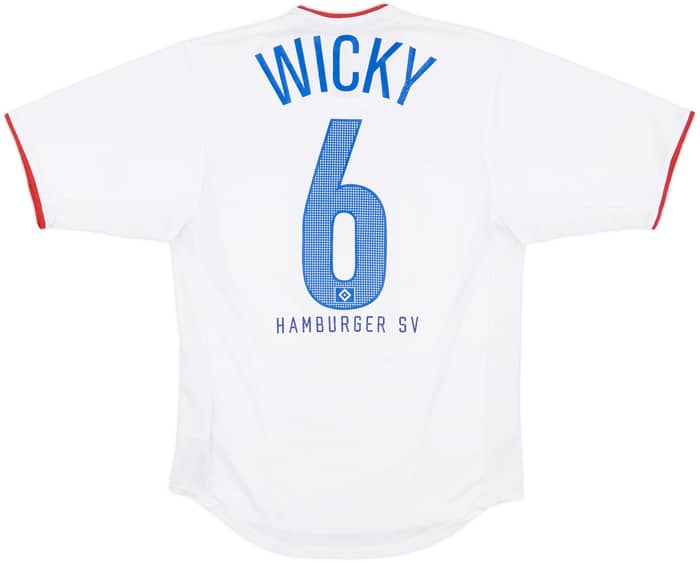 2003-04 Hamburg Home Shirt Wicky #6 - 7/10 - (S)
