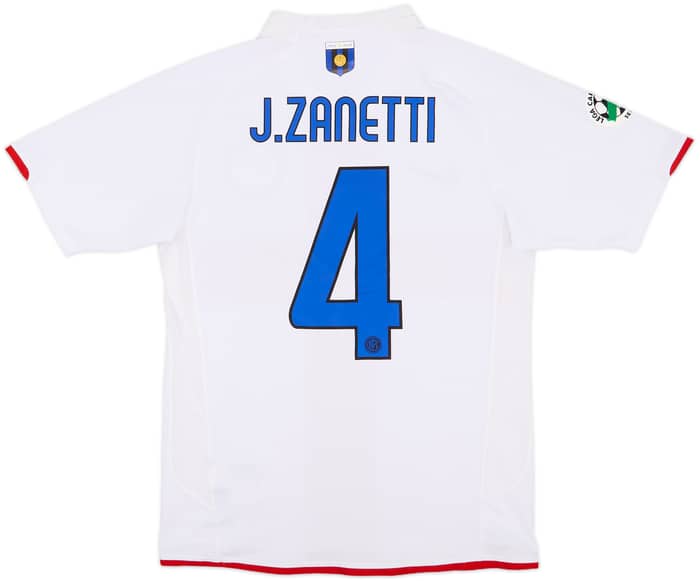 2007-08 Inter Milan Centenary Away Shirt Zanetti #4 - 8/10 - (S)