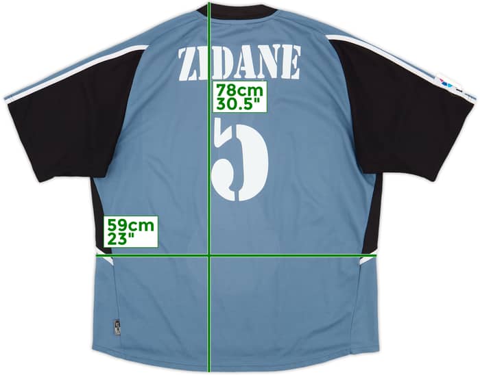 2001 Real Madrid Third Shirt Zidane #5 - 6/10 - (XL)