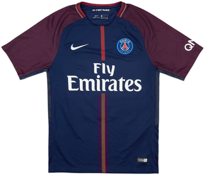2017-18 Paris Saint-Germain Home Shirt Cavani #9 - 9/10 - (S)
