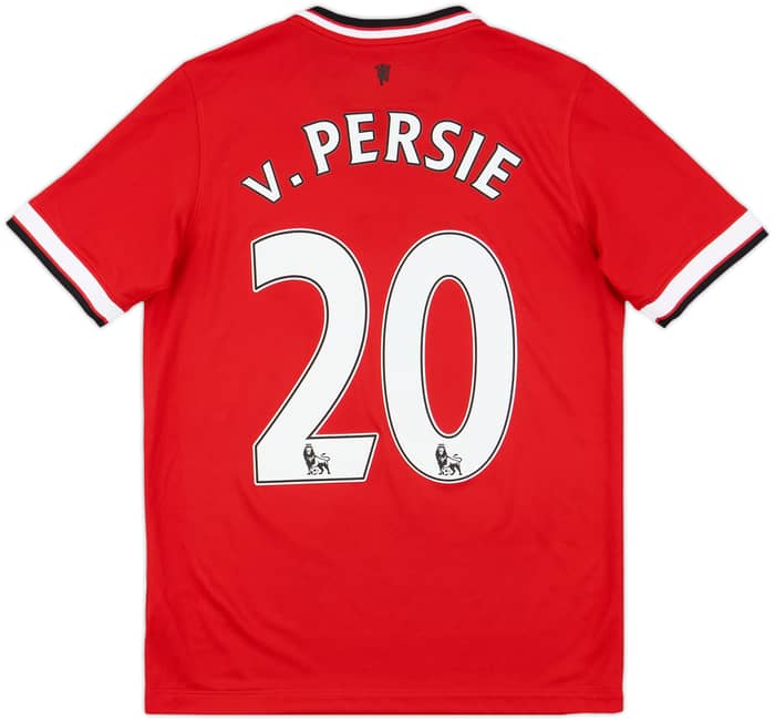 2014-15 Manchester United Home Shirt V.Persie #20 - 8/10 - (L.Boys)