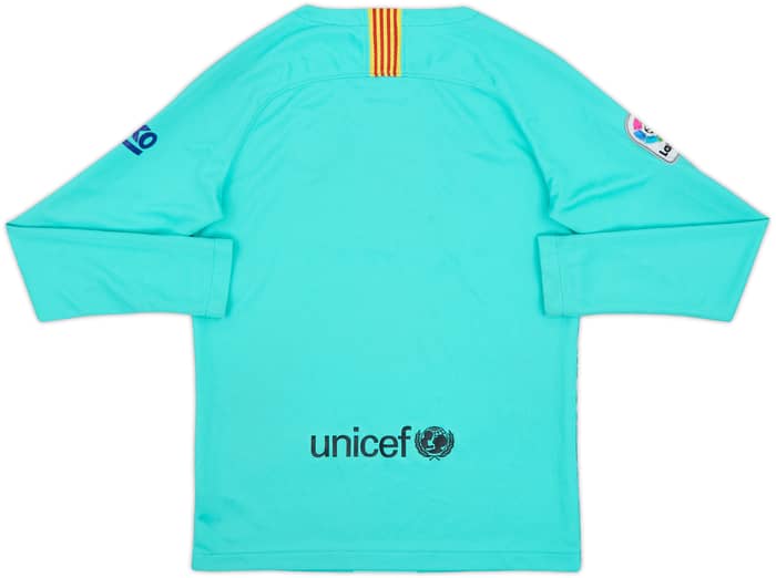 2019-20 Barcelona GK Shirt - 8/10 - (L.Boys)