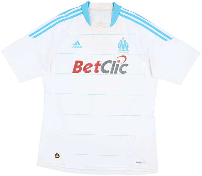 2010-11 Olympique Marseille Home Shirt Gignac #10 - 6/10 - (L)