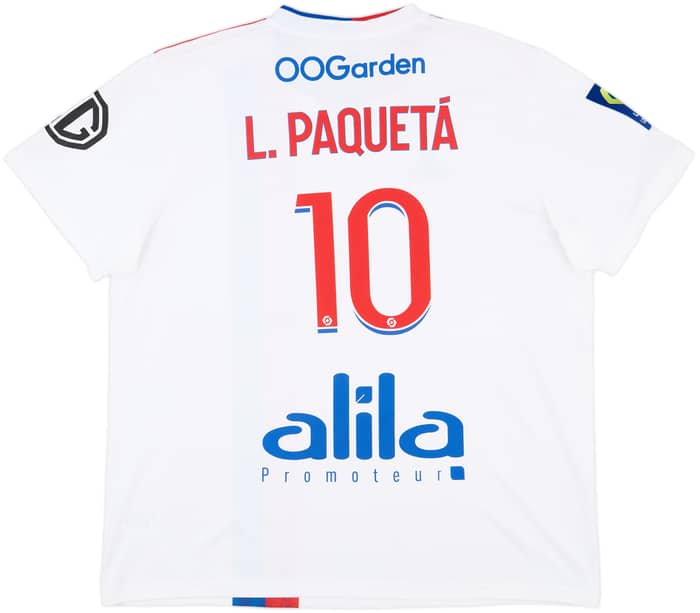 2021-22 Lyon Home Shirt L.Paqueta #10 - 8/10 - (XXL)