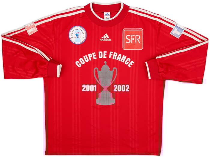 2001-02 Coupe de France L/S Shirt #13 - 7/10 - (XL)