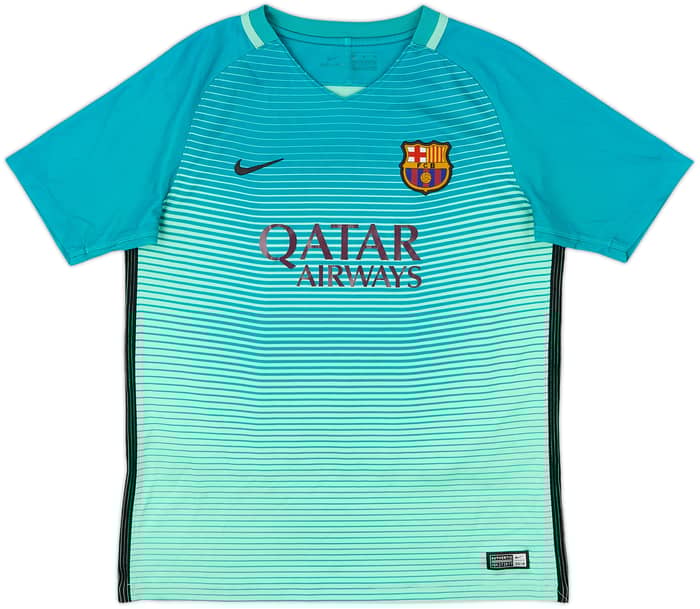 2016-17 Barcelona Third Shirt Suarez #9 - 6/10 - (XL.Boys)