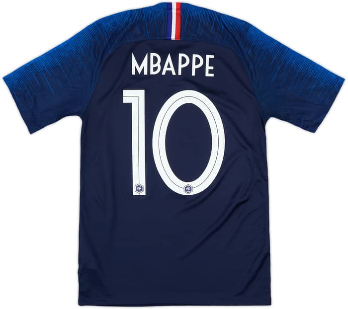 2018 France Home Shirt Mbappe #10 - 7/10 - (S)