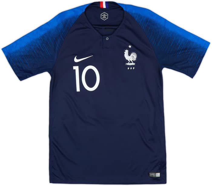 2018 France Home Shirt Mbappe #10 - 7/10 - (S)