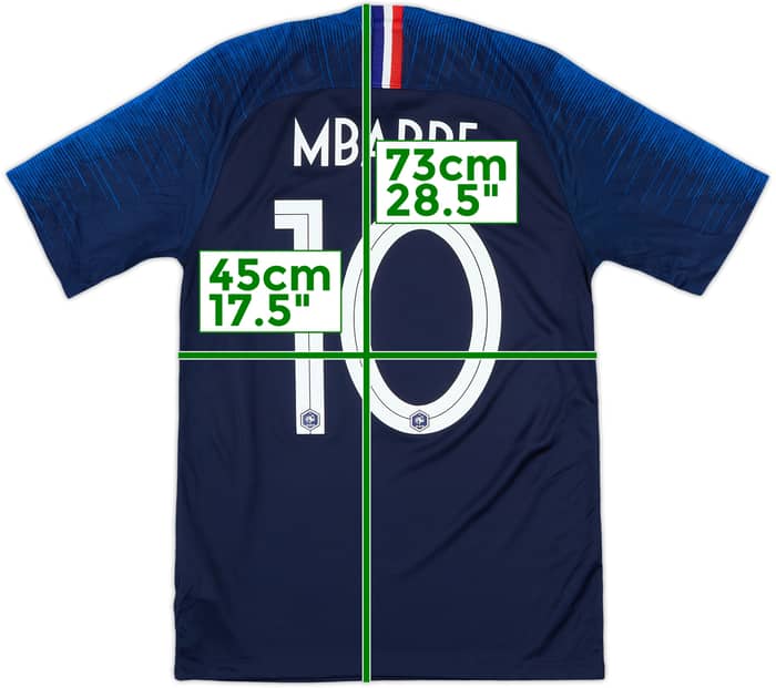 2018 France Home Shirt Mbappe #10 - 7/10 - (S)