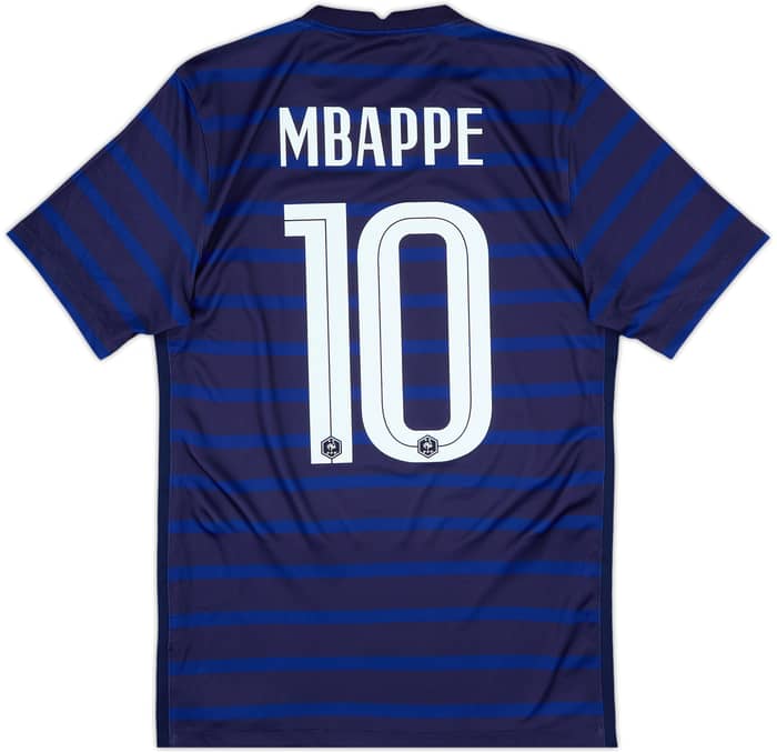 2020-21 France Home Shirt Mbappe #10 - 10/10 - (S)