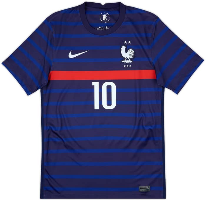 2020-21 France Home Shirt Mbappe #10 - 10/10 - (S)