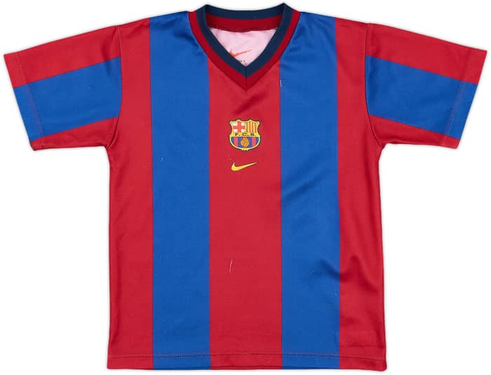 1998-00 Barcelona Home Shirt - 7/10 - (5-6 Years)