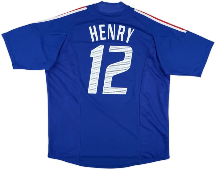2002-04 France Home Shirt Henry #12 - 6/10 - (XL)