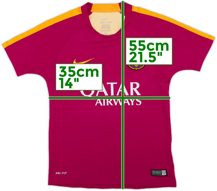 2015-16 Barcelona Nike Training Shirt - 7/10 - (S.Boys)