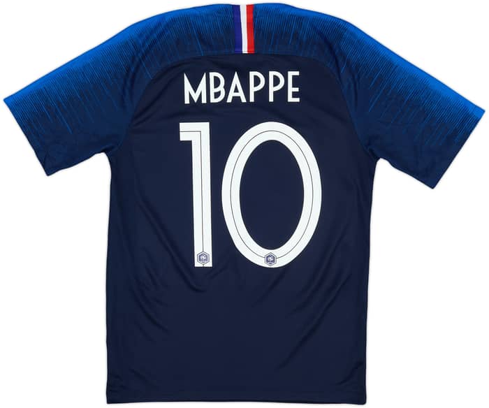 2018 France Home Shirt Mbappe #10 - 8/10 - (S)
