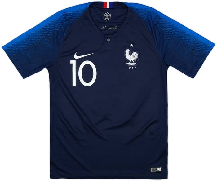 2018 France Home Shirt Mbappe #10 - 8/10 - (S)