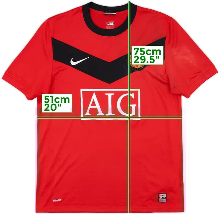 2009-10 Manchester United Home Shirt - 4/10 - (M)