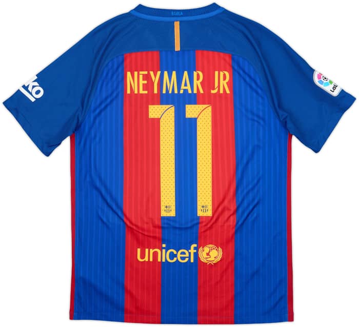 2016-17 Barcelona Home Shirt Neymar Jr #11 - 10/10 - (M)