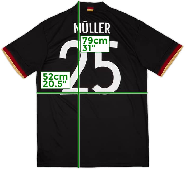 2020-21 Germany Away Shirt Muller #25 - 10/10 - (L)