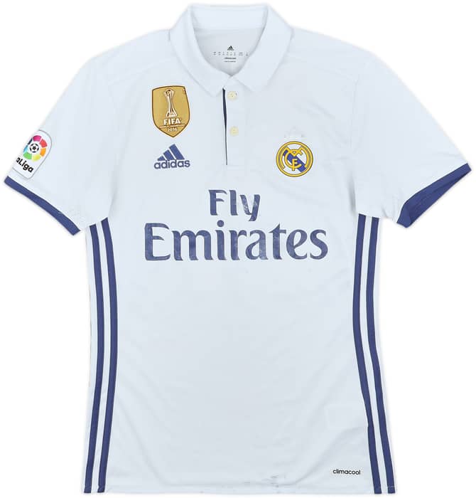 2016-17 Real Madrid Home Shirt Morata #21 - 4/10 - (XS)