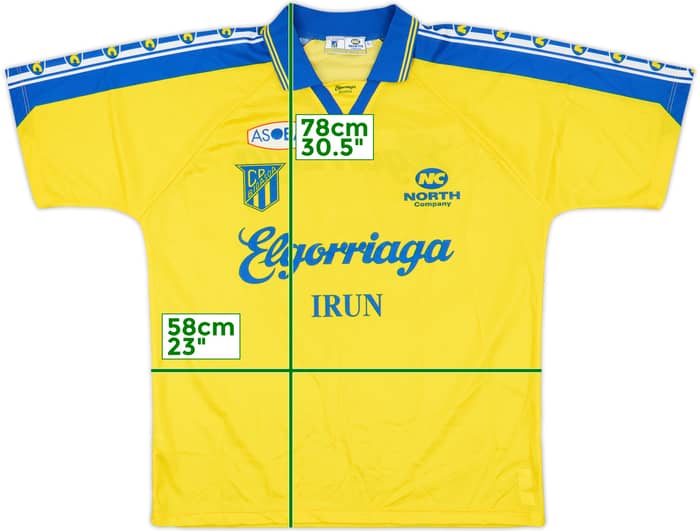 1990s CD Bidasoa Home Shirt - 9/10 - (L)