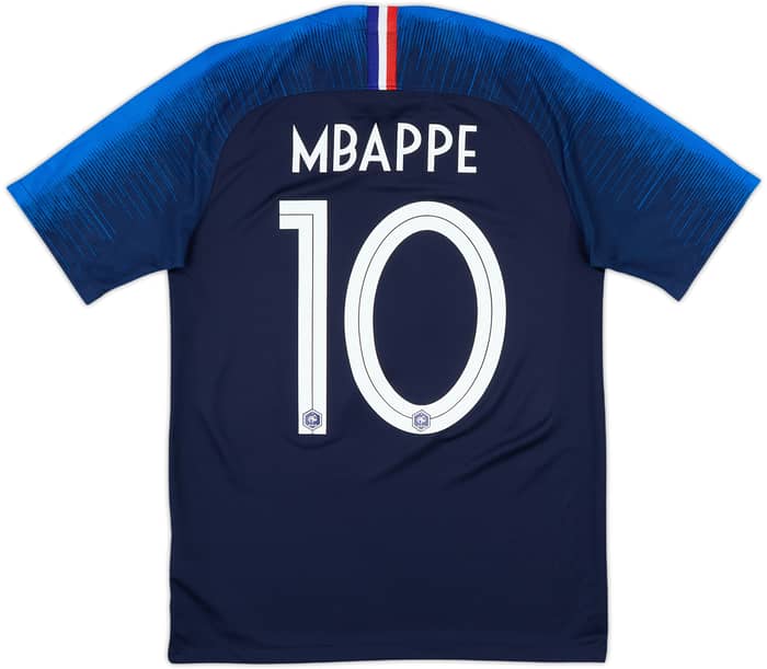 2018 France Home Shirt Mbappe #10 - 10/10 - (S)