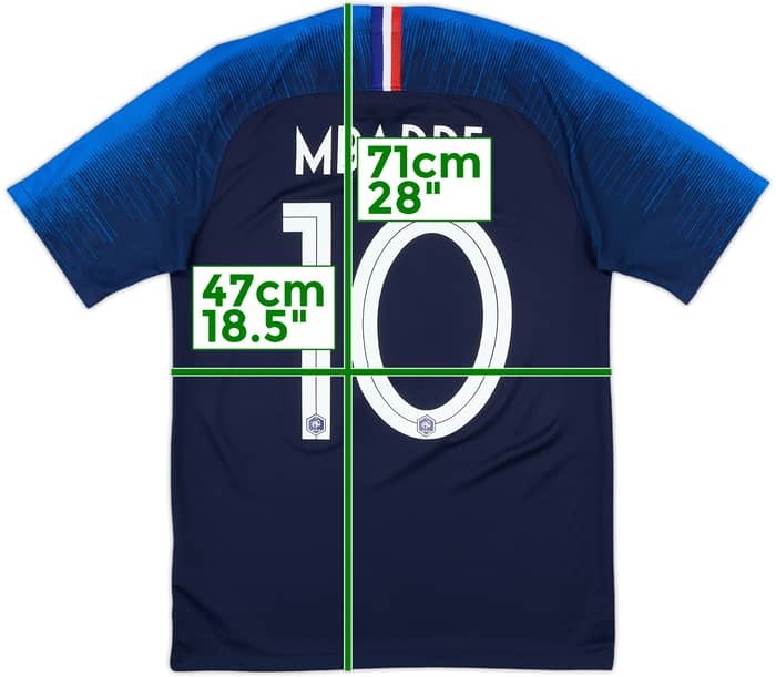 2018 France Home Shirt Mbappe #10 - 10/10 - (S)