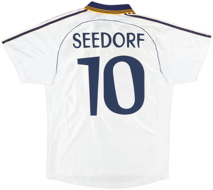 1998-00 Real Madrid Home Shirt Seedorf #10 - 8/10 - (M)