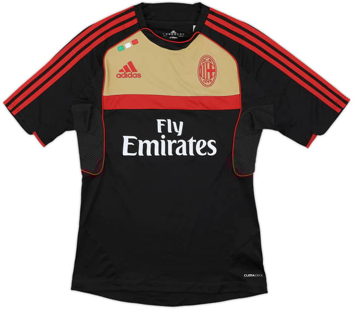 2011-12 AC Milan adidas Training Shirt - 9/10 - (S)