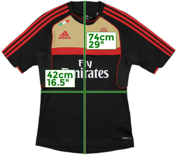 2011-12 AC Milan adidas Training Shirt - 9/10 - (S)