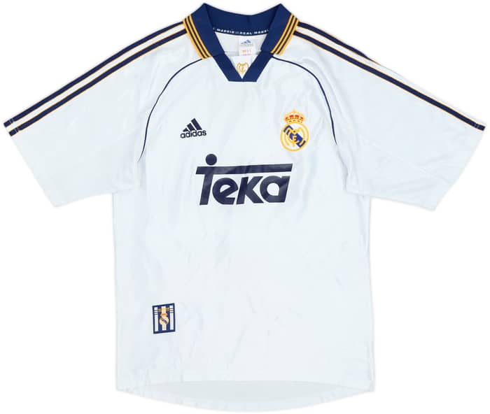1998-00 Real Madrid Home Shirt Raul #7 - 8/10 - (S)