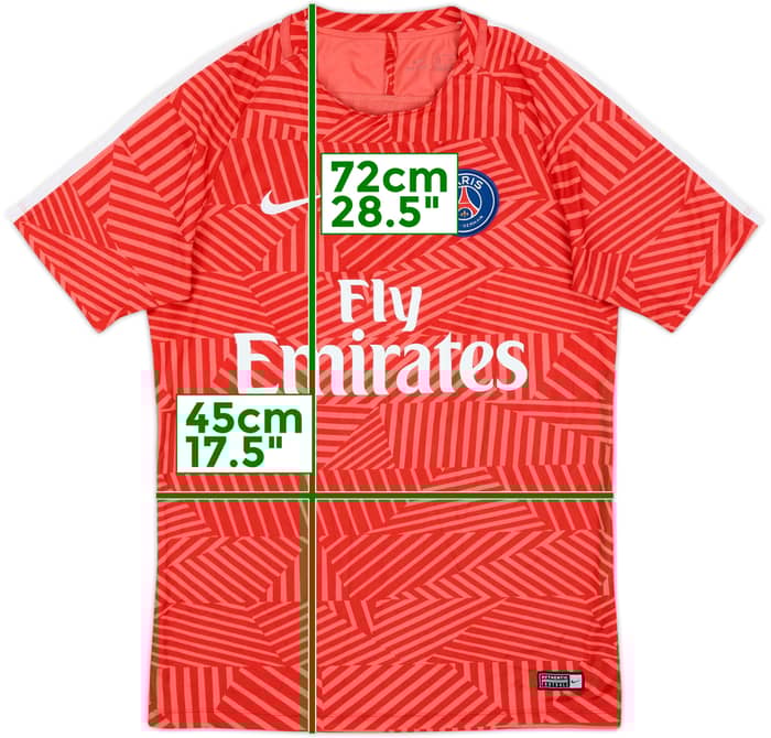 2016-17 Paris Saint-Germain Nike Training Shirt - 6/10 - (S)