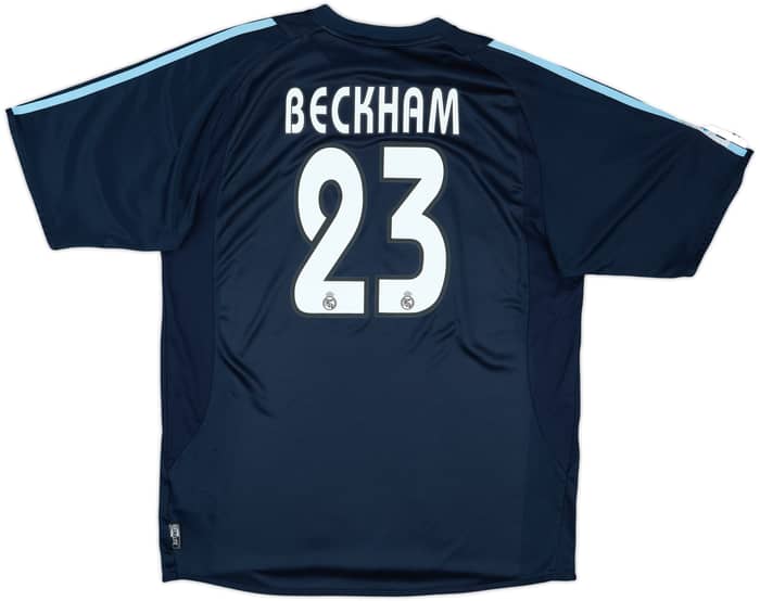 2003-04 Real Madrid Away Shirt Beckham #23 - 6/10 - (L)