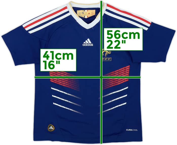 2009-10 France Home Shirt - 8/10 - (S.Boys)