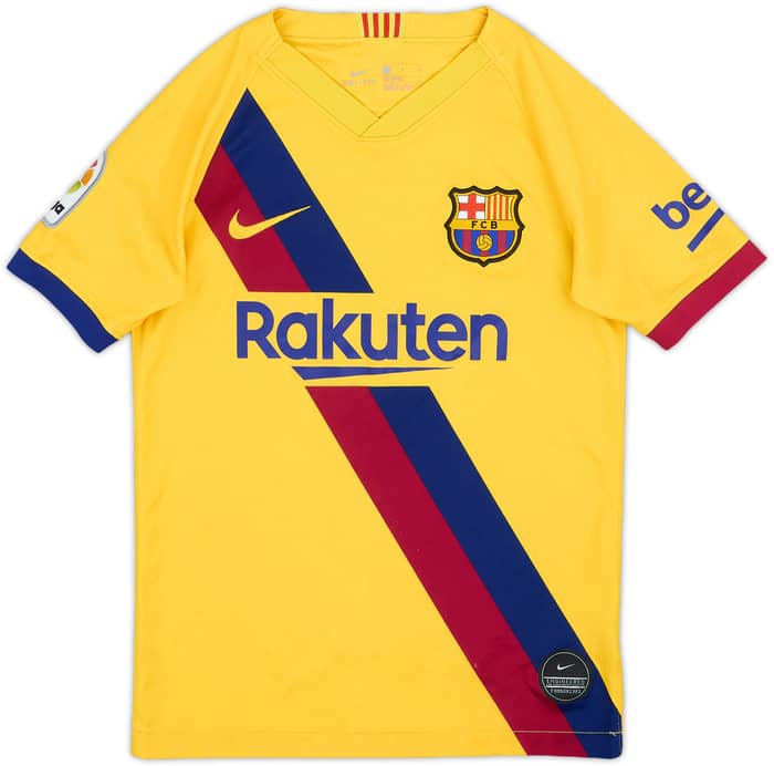 2019-20 Barcelona Away Shirt - 6/10 - (S.Boys)
