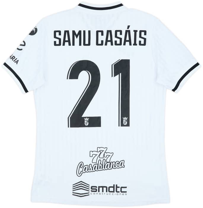 2021-22 AD Ceuta Home Shirt Samu Casais #21 - 9/10 - (M)