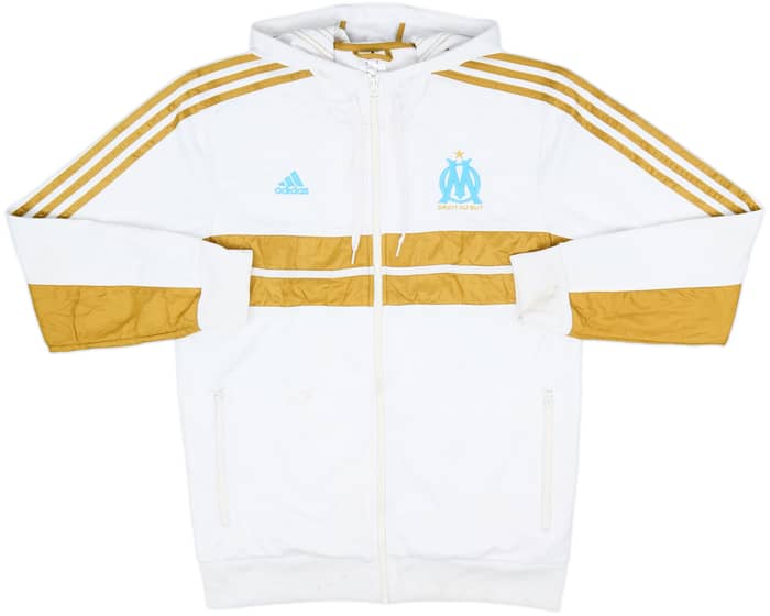 2013-14 Olympique Marseille adidas Hooded Track Jacket - 5/10 - (M)