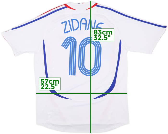 2006 France Away Shirt Zidane #10 - 6/10 - (XL)