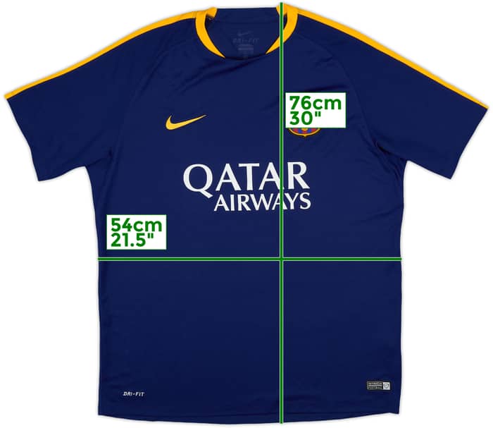 2015-16 Barcelona Nike Training Shirt - 8/10 - (XL)