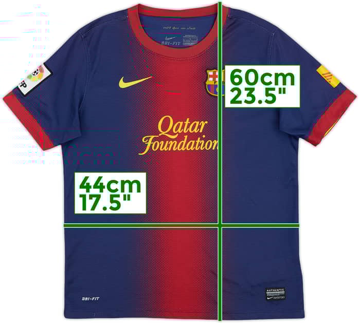 2012-13 Barcelona Home Shirt - 8/10 - (L.Boys)