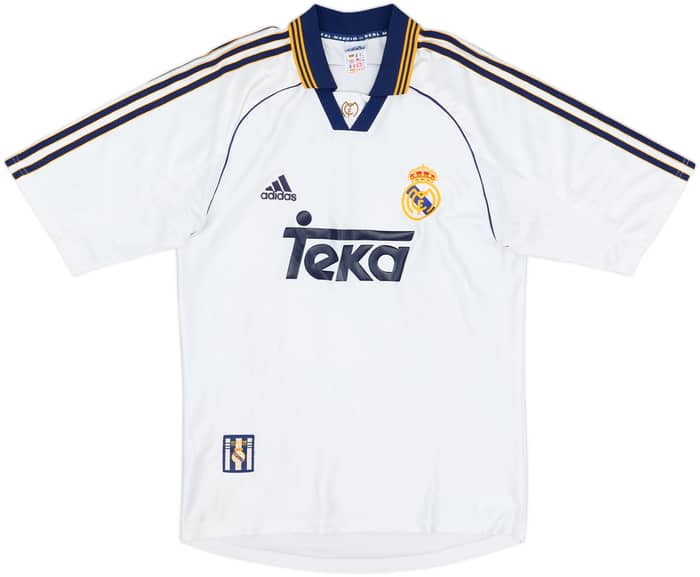 1998-00 Real Madrid Home Shirt Raul #7 - 8/10 - (S)