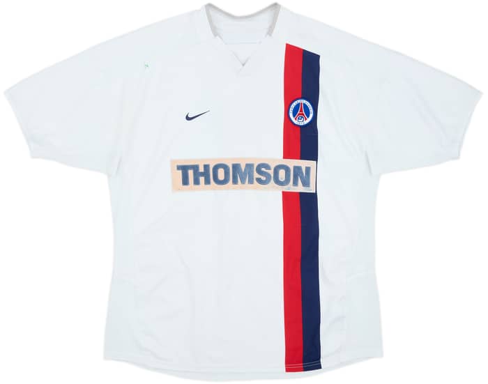 2002-03 Paris Saint-Germain Away Shirt Heinze #2 - 5/10 - (XL)