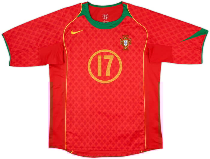 2004-06 Portugal Home Shirt C.Ronaldo #17 - 10/10 - (M)